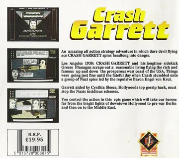 Crash Garrett box cover back